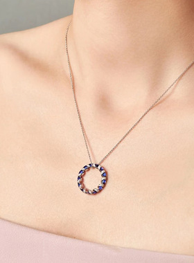 网红风彩色宝石日韩ins戒指女