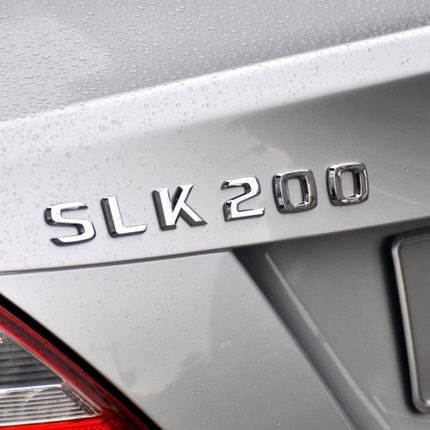 奔驰SLK55 SLK280 SLK250 SLK300 SLK350 AMG改装车标字标后尾标 - 图2
