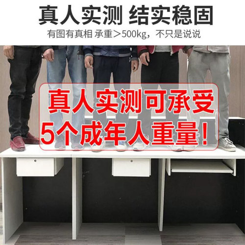 吧台收银台店铺小型柜台现代简约理发店美容院商超转角前台接待台 - 图2