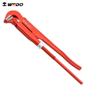 WEDO维度工具厂家直供给工业级钢制90°鹰嘴管子钳 管钳子WD314