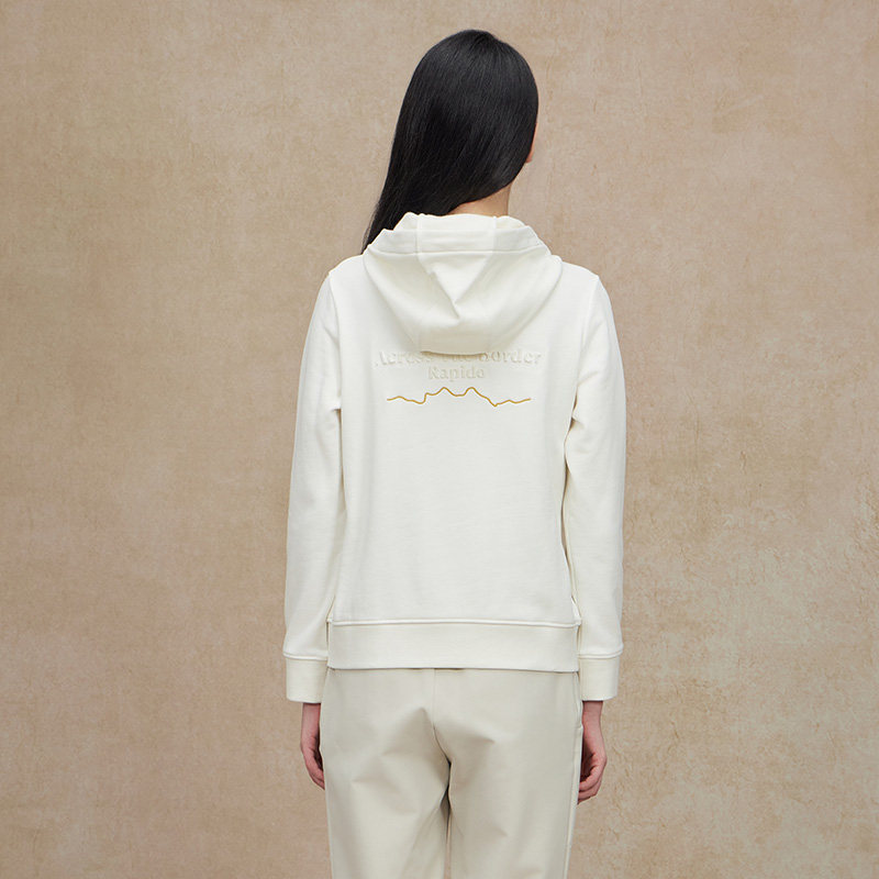RAPIDO women's O series hooded sweatshirt