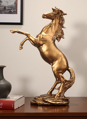 2026马到成功摆件客厅酒柜装饰品