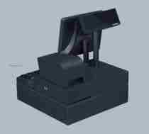 Upscale Sunda Two-piece Supermarket Shopping Plaza Mother & Baby Shop Convenience Store Fresh Water Fruit Shop Silver machine for three years