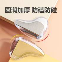 Table Corner Anticollision Protection Corner Transparent Crashworthy Corner Table Soft Bag Corner Silicone children anti-kowtow right angle protective sleeve 2368