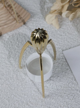现代外星人电镀章鱼榨汁器摆件