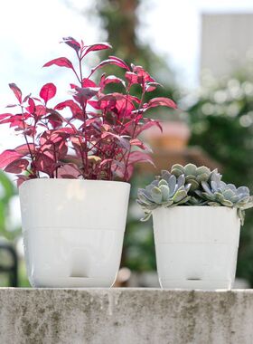 青森器屿北欧简约树脂塑料花盆