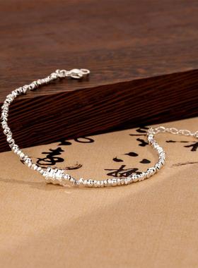 小蛮腰啐银手链女时尚气质新中式