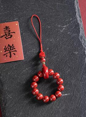 帝王砂手机挂绳平安低含量本命年