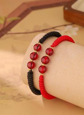 红珠转运珠手绳女新中式2025新款