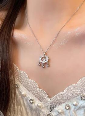 祥云如意灵动平安锁项链女新中式