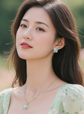 一撇一捺YPYN仲夏花颜系列仲夏蓝花耳钉女花朵耳环小众设计不撞款