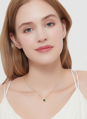 一撇一捺925银复古贵气项链