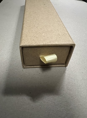 【天一漆艺】牛皮纸抽屉式发簪包装盒