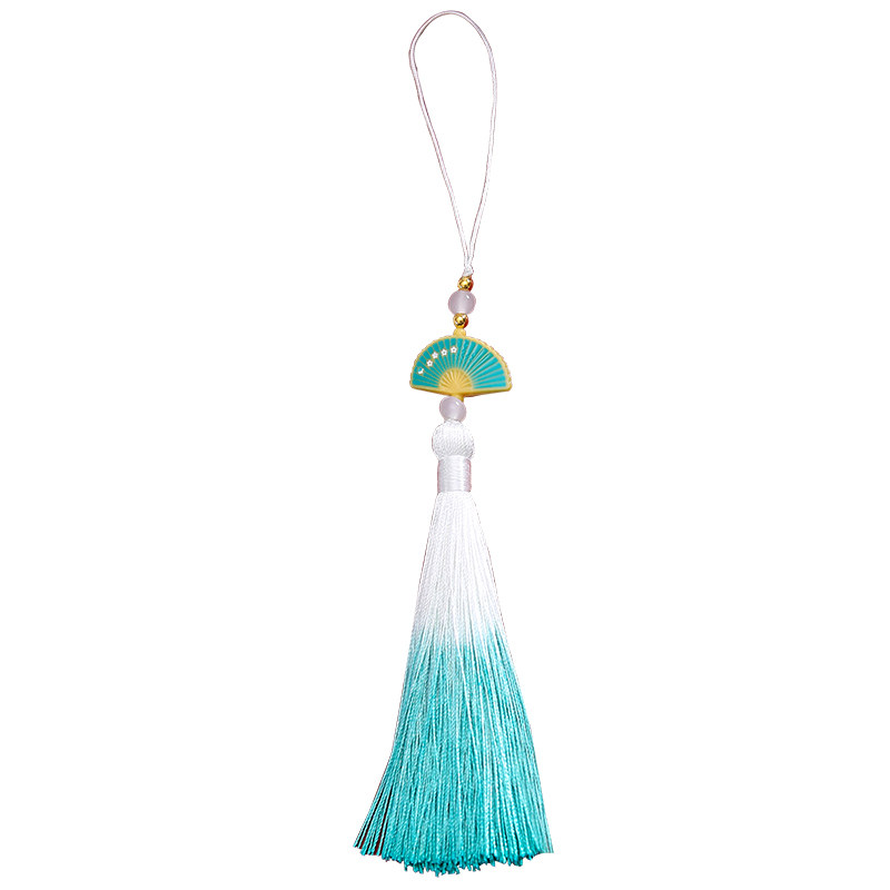 10厘米段染渐变古风扇流苏穗子民族服装挂件冰丝小吊穗U盘挂件穗,淘宝优惠券,粉丝福利购,淘宝优惠卷