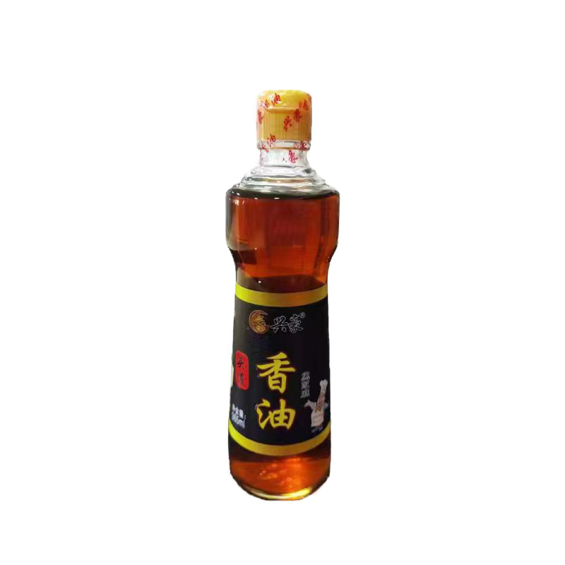 兴豪食品芝麻油 黑芝麻油 山东小磨香油 365ml  健康好油 - 图3