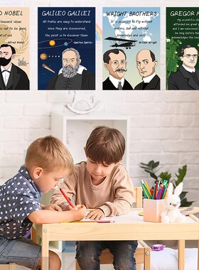 图文部落科学家名言励志英语海报