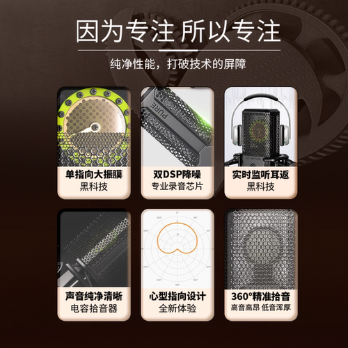 莱维特249pro专业唱歌话筒麦克风录音专用话筒专业声卡直播套餐 - 图2