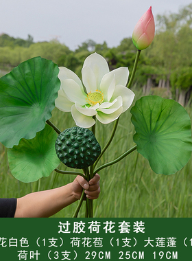 古典舞荷花手持荷叶仿真