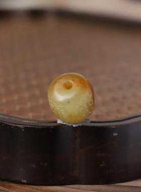籽料黄沁手串和田玉籽料