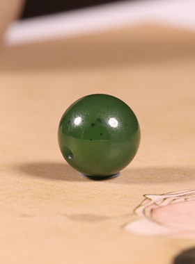 涵玉舍圆珠散珠籽料碧玉