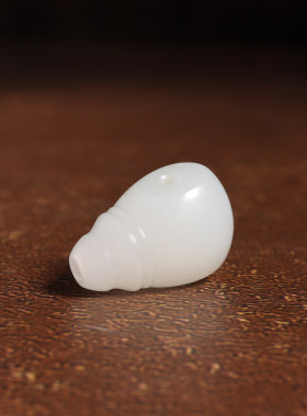 涵玉舍玉石三通单珠和田玉籽料