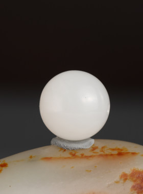 圆珠散珠手链新疆和田玉白玉籽料