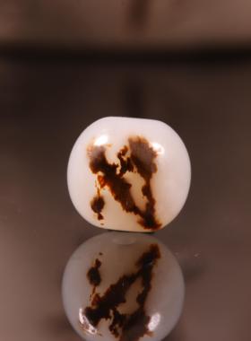 红皮单珠老型珠籽料手串手饰