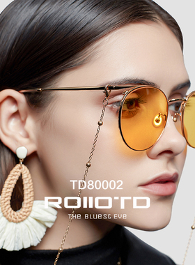 罗约防晒圆框复古风偏光太阳镜