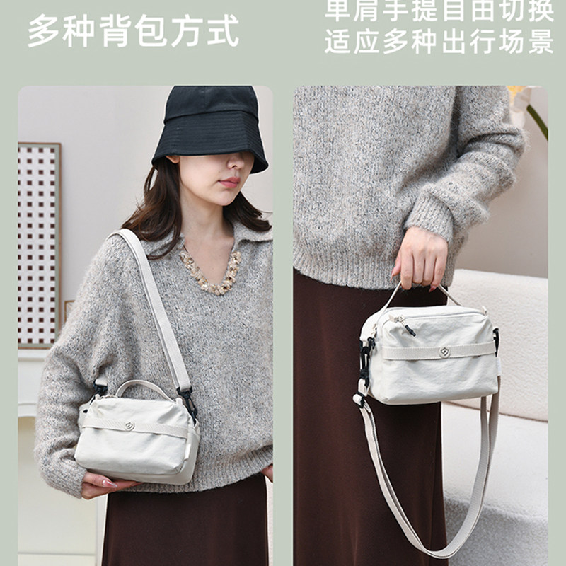 新款斜挎包女小方包小众高级感手机包百搭休闲牛津布单肩手拎小包,淘宝优惠券,粉丝福利购,淘宝优惠卷