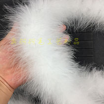 Thickened Feather Strips Lengthened Encrypted Turkey Feather Strips Ostrich Wool Wedding Celebration Decoration Stage Leather Grass Clothing Accessories