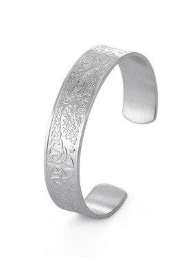 优选欧美出口流行手镯植物大树开口手镯（无磁铁版）街头嘻哈风