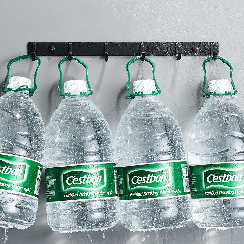 新品 太空铝黑色挂钩衣帽毛巾衣柜试衣间办公室厨房免打孔壁挂墙,淘宝优惠券,粉丝福利购,淘宝优惠卷