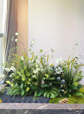 仿真绿植造景室内布置装饰花丛