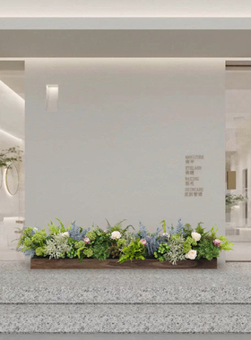 仿真蕨类绿植花箱花槽装饰挂饰