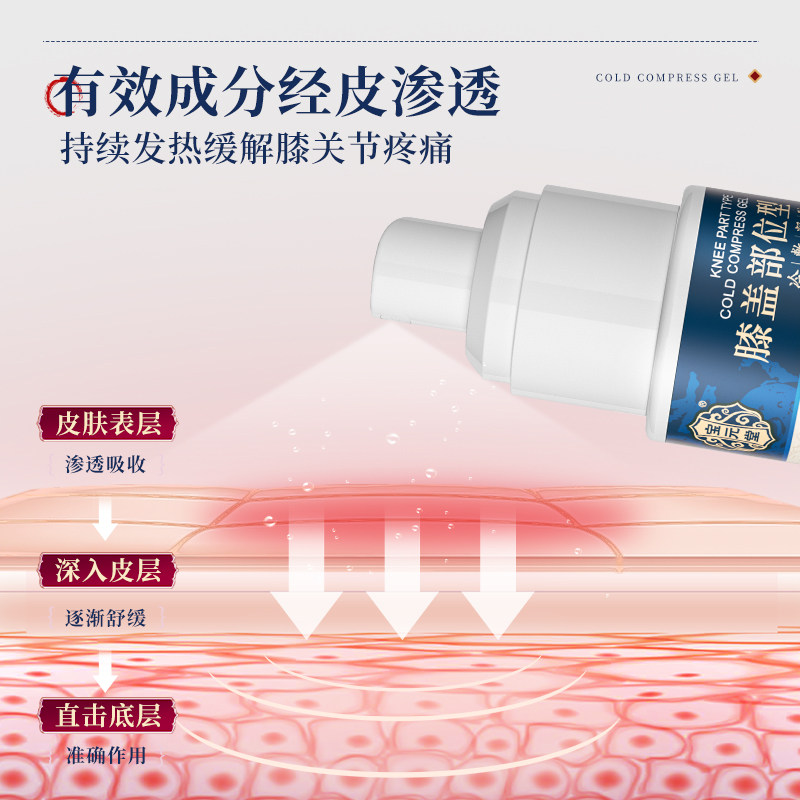 宝元堂膝盖部位型冷敷凝胶膝盖药膏 德济堂大药房冷热敷器具（器械）