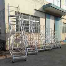 Mobile Warehouse Den High Supermarket Mobile Car Detachable Hairdresden Storeroom Shelf Pick-up Platform Den High Ladder Practical