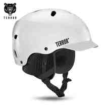 TERROR Ski Safety Helmet Male Adult Snowy Veneer Snow Armor Double Board Safety Helmet Womens Helmet Sports Equipment Practical
