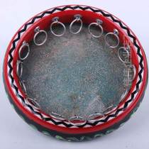 Xinjiang Ethnic Musical Instruments Uyghur Handmade Painted Hands Drum Huyang Forest Stage Props Decoration Drum Xinjiang Handdrum