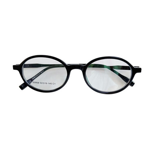 52mm时尚复古书呆子黑框眼镜女可配度数防蓝光方圆脸素颜平光镜男 - 图3