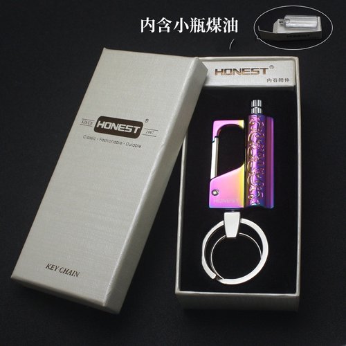 厂家批发百诚多功能万次火柴带钥匙扣金属创意个性户外防水便携 - 图3