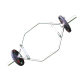 Large ring Olympic bar gym special large hole barbell bar