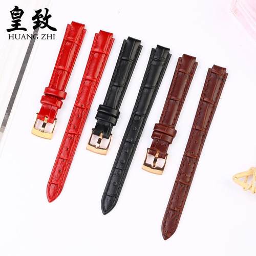 适配卡西欧sheen系列nSHE-40293034GL凸口8mm10mm女士真皮手表带 - 图0