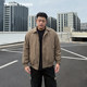 Zheng Yiai's outfit mobile greenhouse lapel men's winter warm loose casual large size slimming cotton clothing Zheng Yiai's outfit mobile greenhouse lapel men's winter warm loose casual large size slimming cotton clothing