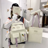 Ранец, сумка через плечо, милый вместительный и большой рюкзак, в корейском стиле, для средней школы