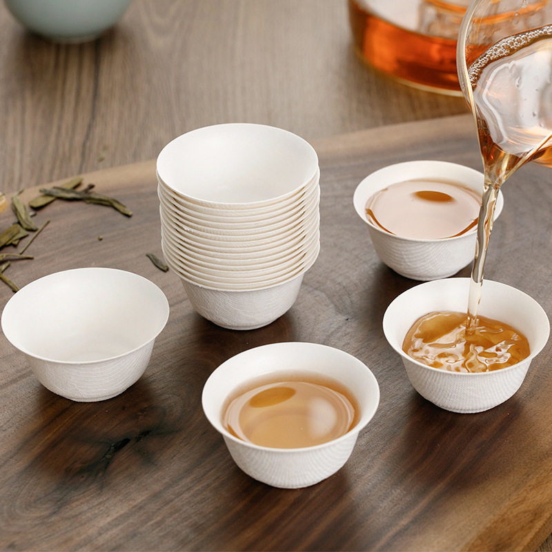 Thickened biodegradable small tasting cup
