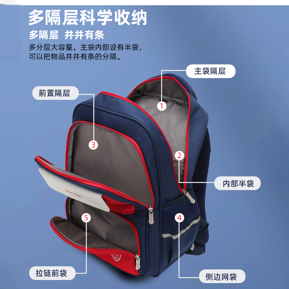 新款超轻防水护脊儿童双肩背包男一二三到六年级小学生减负书包女