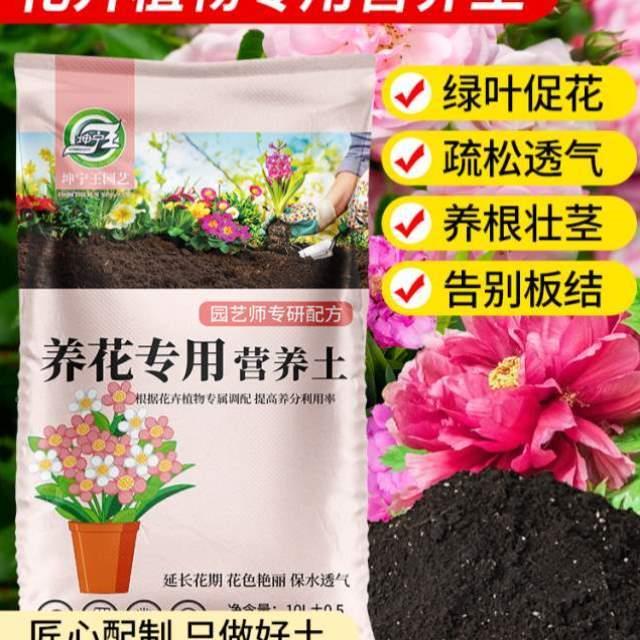 种盆邮通用型花花养营养土包绿萝菜回填栽WFI8877种家庭园艺栽花 - 图0