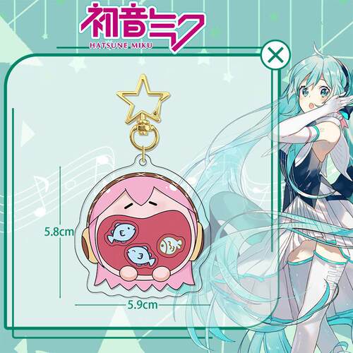 初音未来镜音双子铃连巡音流歌luka大嘴摇摇乐痛包书包钥匙扣挂件 - 图2