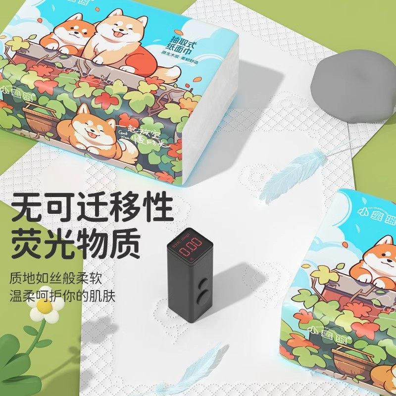 漫花小蛮熊抽纸大包大尺寸卡通可爱学生宿舍清洁纸厕纸实惠整箱装,淘宝优惠券,粉丝福利购,淘宝优惠卷
