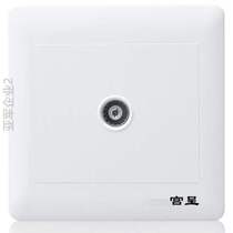 Home Single TV socket Panel Cable One TV jack Type 86 concealed wall switch socket